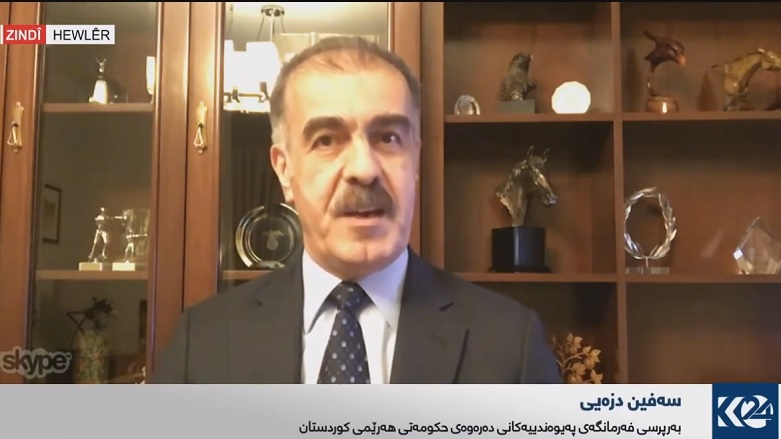 صفین دزه‌ای، مسئول ادارەی روابط خارجی اقلیم کوردستان